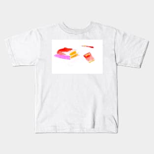 Books and pen. Back to school. Watercolor, art decoration, sketch. illustration hand drawn modern Kids T-Shirt